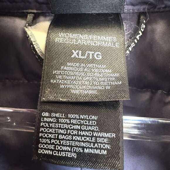 The North Face 600 Quilted Down Fill Parka Womens Size XL Long Winter Coat - Picture 8 of 10